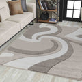 Valencia Rug - Neural Colors with Geometric Patterns Rugs Homatz Beige Brown 736 200x290 