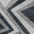 Valencia Rug - Neural Colors with Geometric Patterns Rugs Homatz Black Grey 740 120x170 