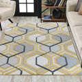Valencia Rug - Neural Colors with Geometric Patterns Rugs Homatz Gold 750 160X230 