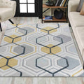 Valencia Rug - Neural Colors with Geometric Patterns Rugs Homatz Grey 750 200x290 