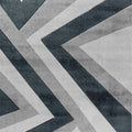 Valencia Rug - Neural Colors with Geometric Patterns Rugs Homatz Grey Black 740 120x170 