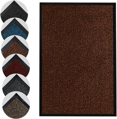 Heavy-Duty Barrier Doormat – Non-Slip, Dirt-Trapping Entrance Mat Door Mats Homatz 40x60cm Rust 