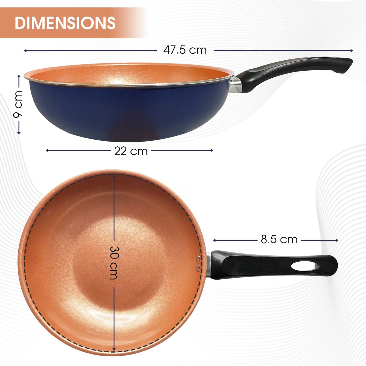 Wok Pan 30cm - Homatz