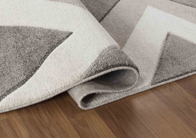 Valencia Rug - Neural Colors with Geometric Patterns Rugs Homatz Beige Brown 740 60X220 