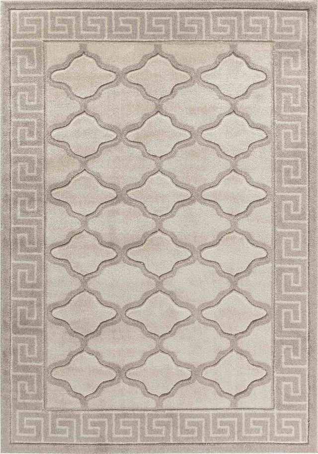 Valencia Rug - Neural Colors with Geometric Patterns Rugs Homatz Beige Brown 745 120x170 