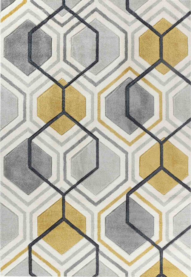 Valencia Rug - Neural Colors with Geometric Patterns Rugs Homatz Grey 750 160X230 