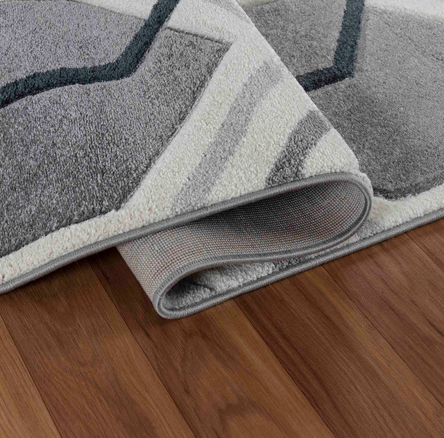 Valencia Rug - Neural Colors with Geometric Patterns Rugs Homatz Grey 750 60X220 