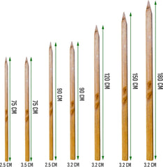 Wooden Square Stakes - Homatz